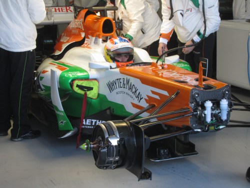 VJM05 Test Garage Photo Adam Cooper