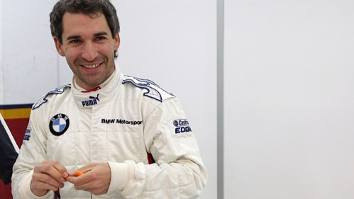 Timo Glock is a happy man after securing a BMW drive