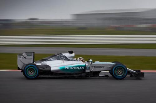 The new Mercedes ran at Silverstone today